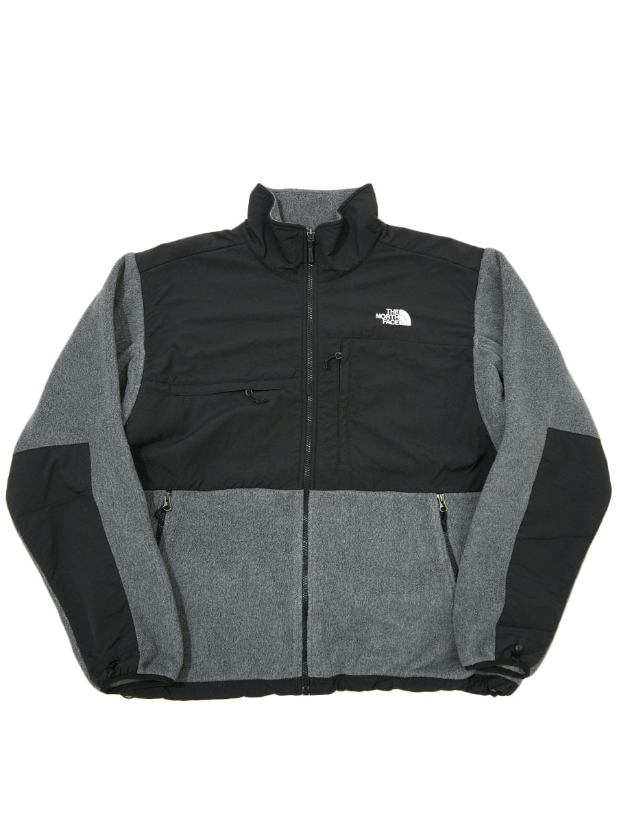 00's THE NORTH FACE ''DENALI'' フリースジャケット ブラック×グレー 表記(XL)