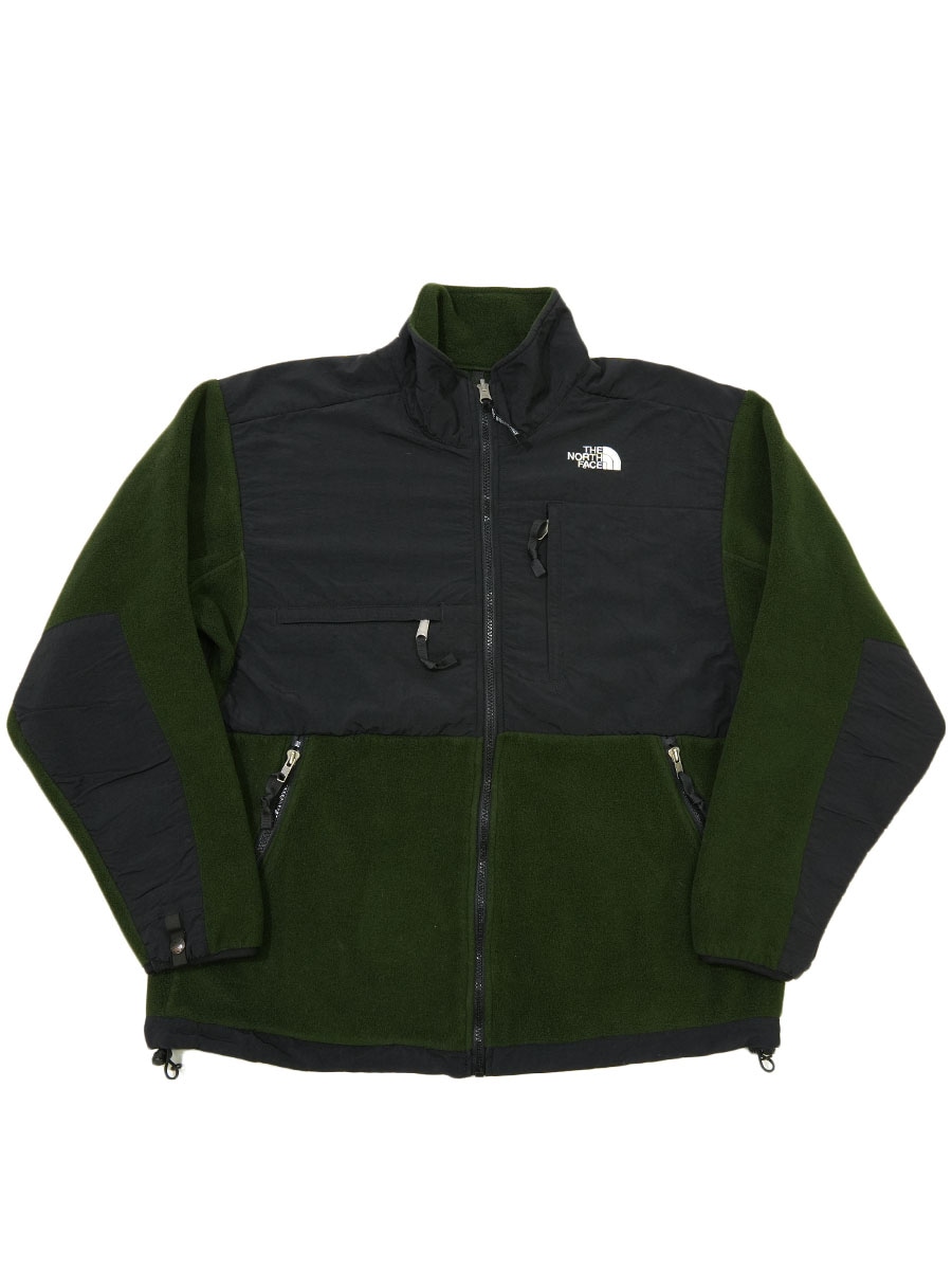 00's THE NORTH FACE ''DENALI'' フリースジャケット ブラック×グリーン表記(L)