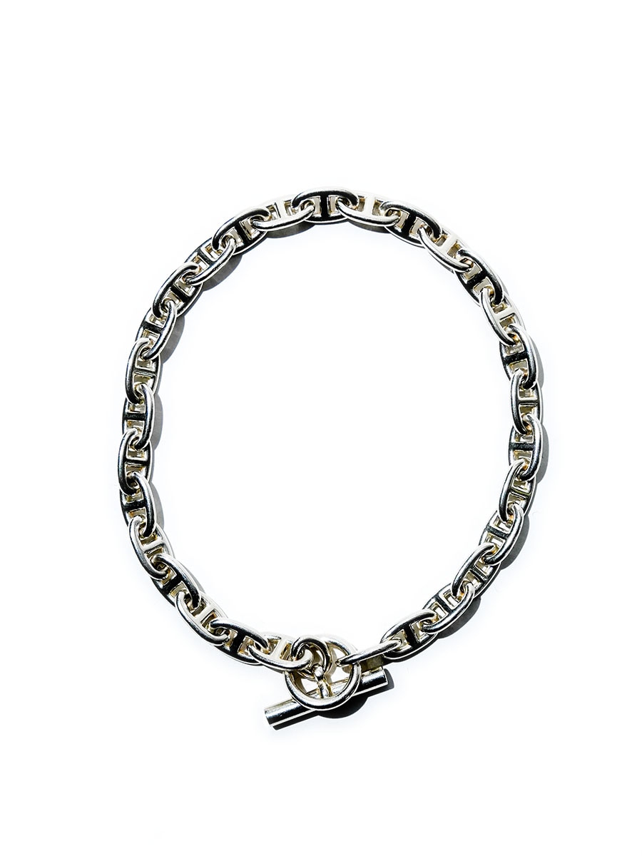 VINTAGE HERMES CHAINE D'ANCRE NECKLACE GM 29LINK