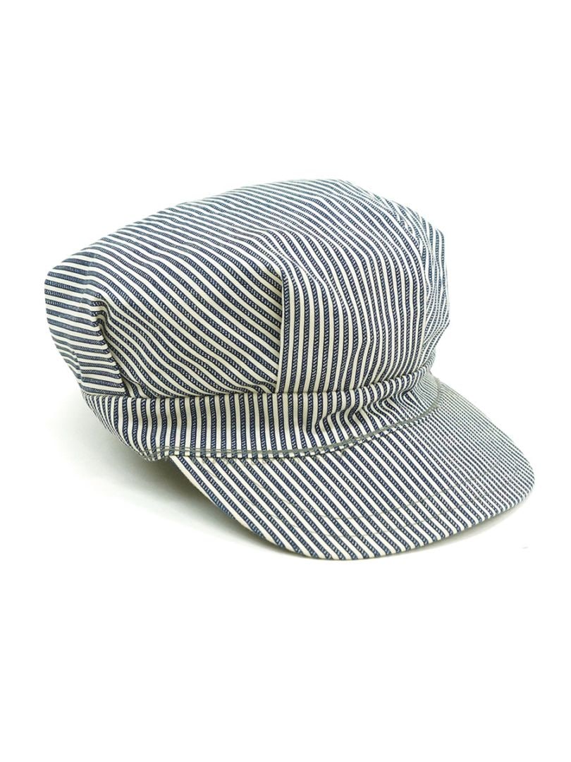 70's～ ヒッコリーストライプ ワークキャップ 表記(7 1/8) | NEW ITEM
