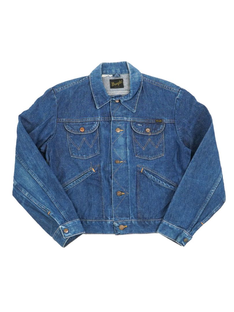 70's Wrangler 124MJ デニムジャケット フラワー刺繍 表記(40) | NEW