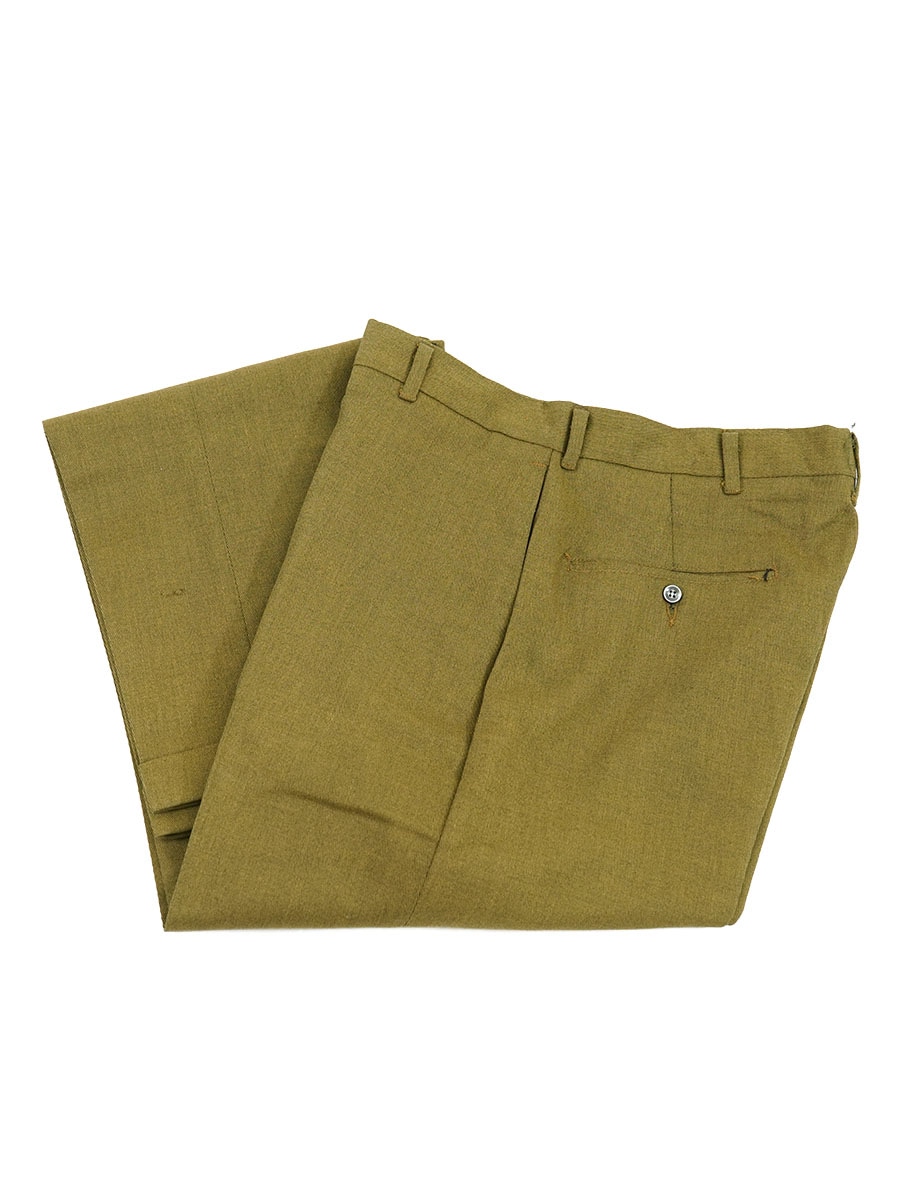 70's Sears PERMA-PREST スラックスパンツ マスタード 実寸(W31 L31位)