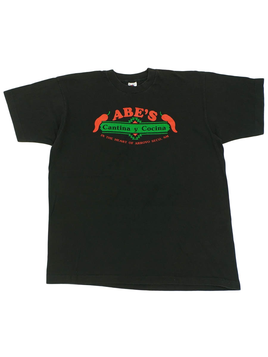 90's FRUIT OF THE LOOM ''ABE'S Cantina y Cocina'' Tシャツ 表記(XL) USA製