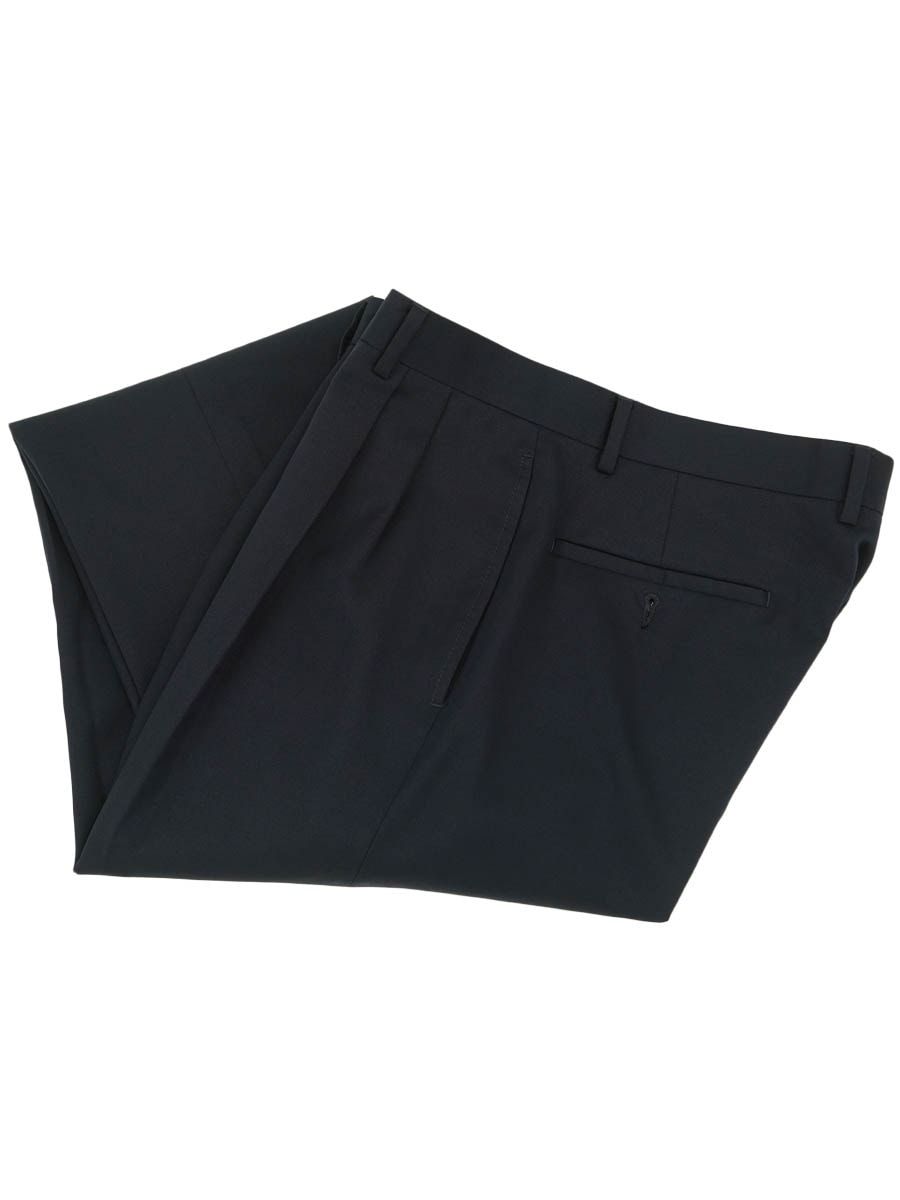 LAUREN RALPH LAUREN 2タック ウールスラックス ダークネイビー 表記(W32 L32)