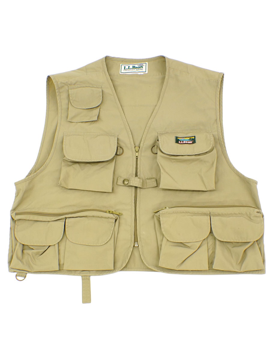 80's L.L.Bean フィッシングベスト ベージュ 表記(L) | NEW ITEM