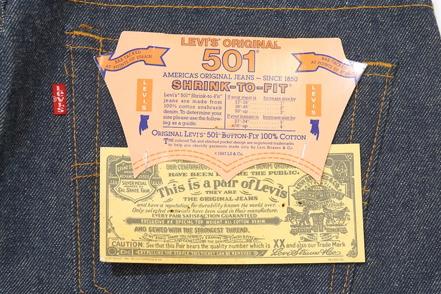 80'S LEVI'S 501 (SIZE.W35 L33) MADE IN USA NOS | NEW ITEM