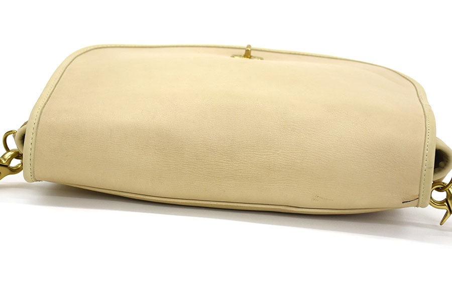 COACH レザー ショルダーバッグ ベージュ USA製 | NEW ITEM 