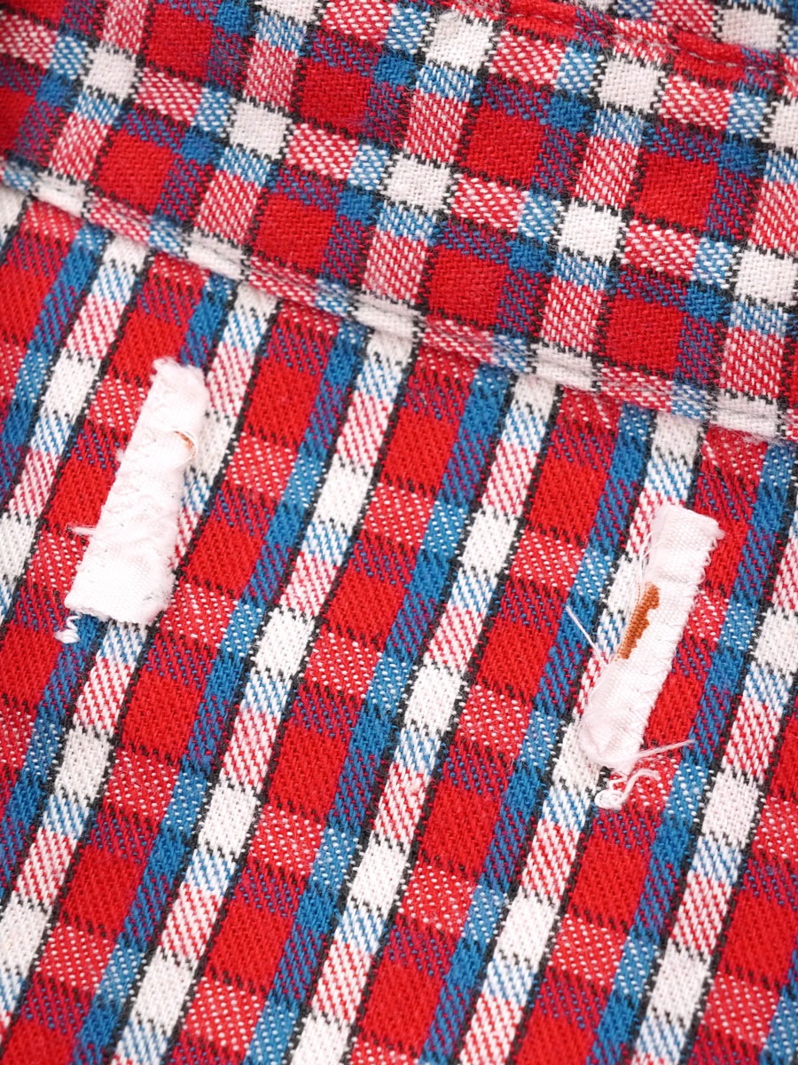 60's RANCHCRAF 好配色チャック ウエスタンシャツ 実寸(L位)