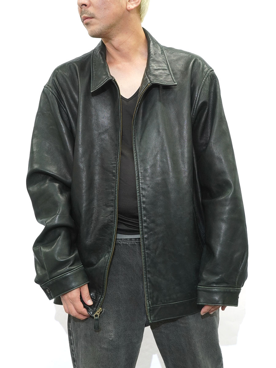 ポロ　ラルフローレン レザースイングトップ ブラック XXL ラルフローレン レザースウィングトップ ブラック 表記(XXL) ポニー