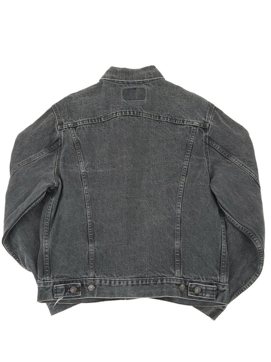 80s Levi's 70506 42 先染め　ブラックデニム 80's Levi's 70506 先染めブラック デニムジャケット 表記(42) USA製