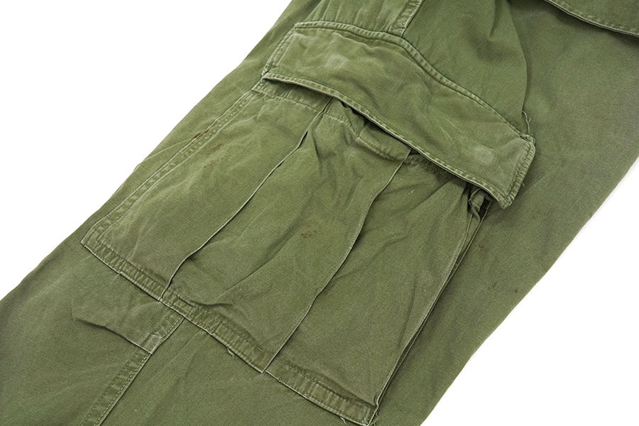 60's U.S.ARMY ファティーグパンツ 3rd ノンリップ 表記(SMALL SHORT)