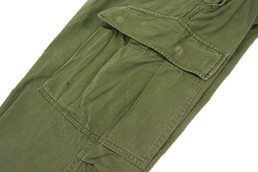 60's U.S.ARMY ファティーグパンツ 3rd ノンリップ 表記(SMALL