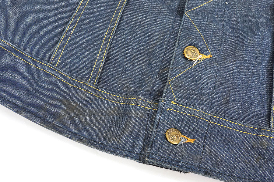 80's Lee 220 デニムジャケット 濃紺 実寸(38位) | NEW ITEM