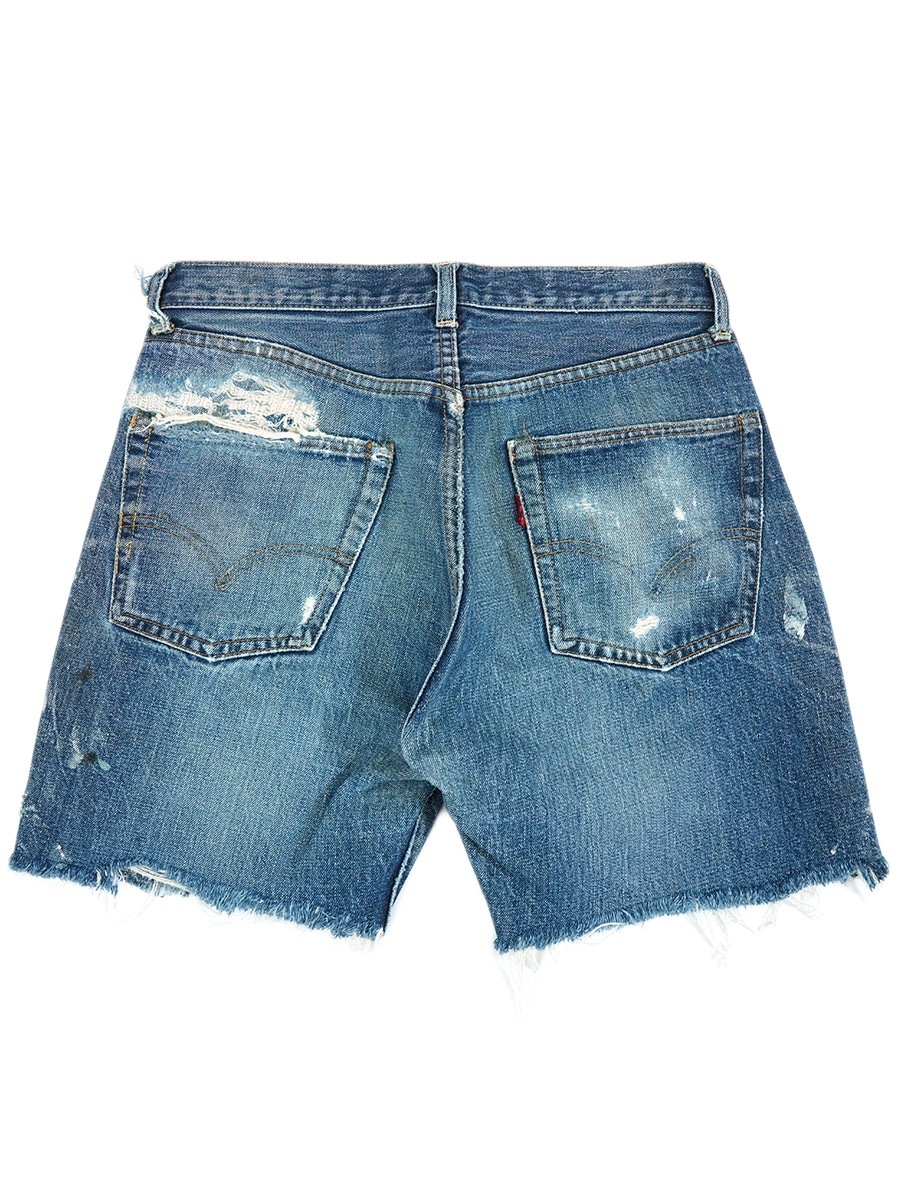 60's Levi's 501 BIG-E カットオフ デニムショーツ ペンキ飛び