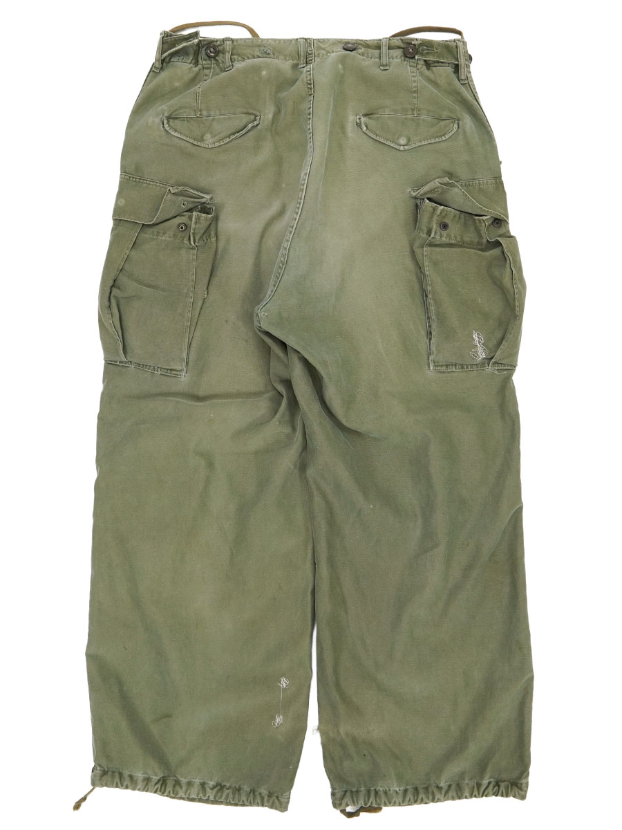50's U.S.M.C M-51 フィールドパンツ 表記(MEDIUM-REGULAR) 味あり