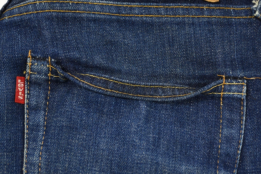 70s ヴィンテージ LEVI’S デニム ハンチング 濃紺 70's Levi's 505 シングルデニムパンツ 濃紺 良色落ち 実寸(30.5