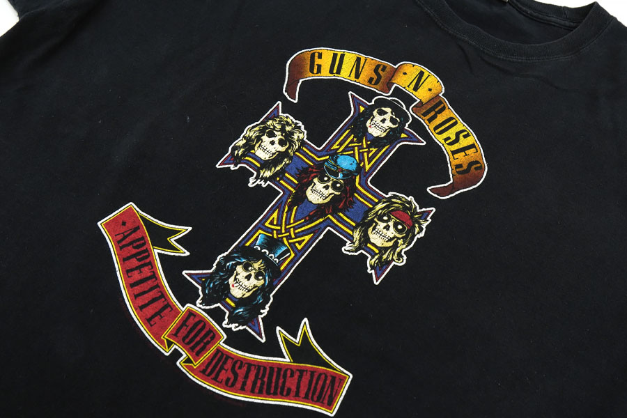 00'S HANES ''GUNS N ROSES'' APPETITE FOR DESTRUCTION T SHIRT (SIZE