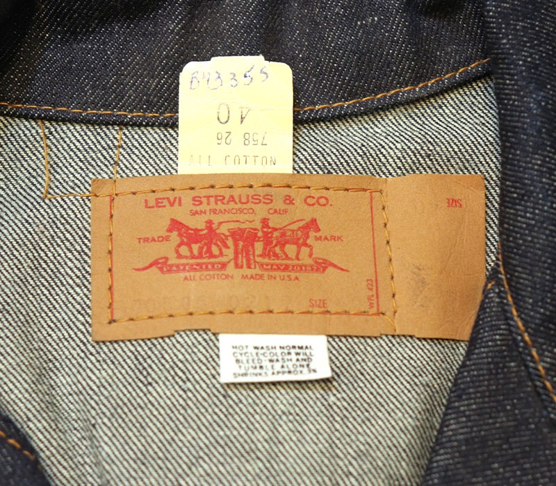 1960s LEVIS 70505E , Size 40