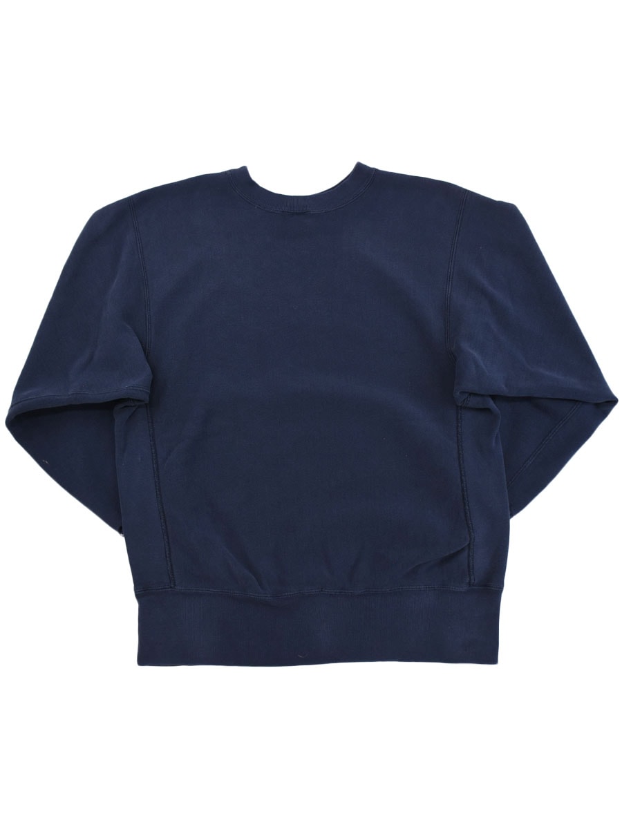 90's 刺繍タグ チャンピオンRW ''RHODE ISLAND'' ネイビー 表記