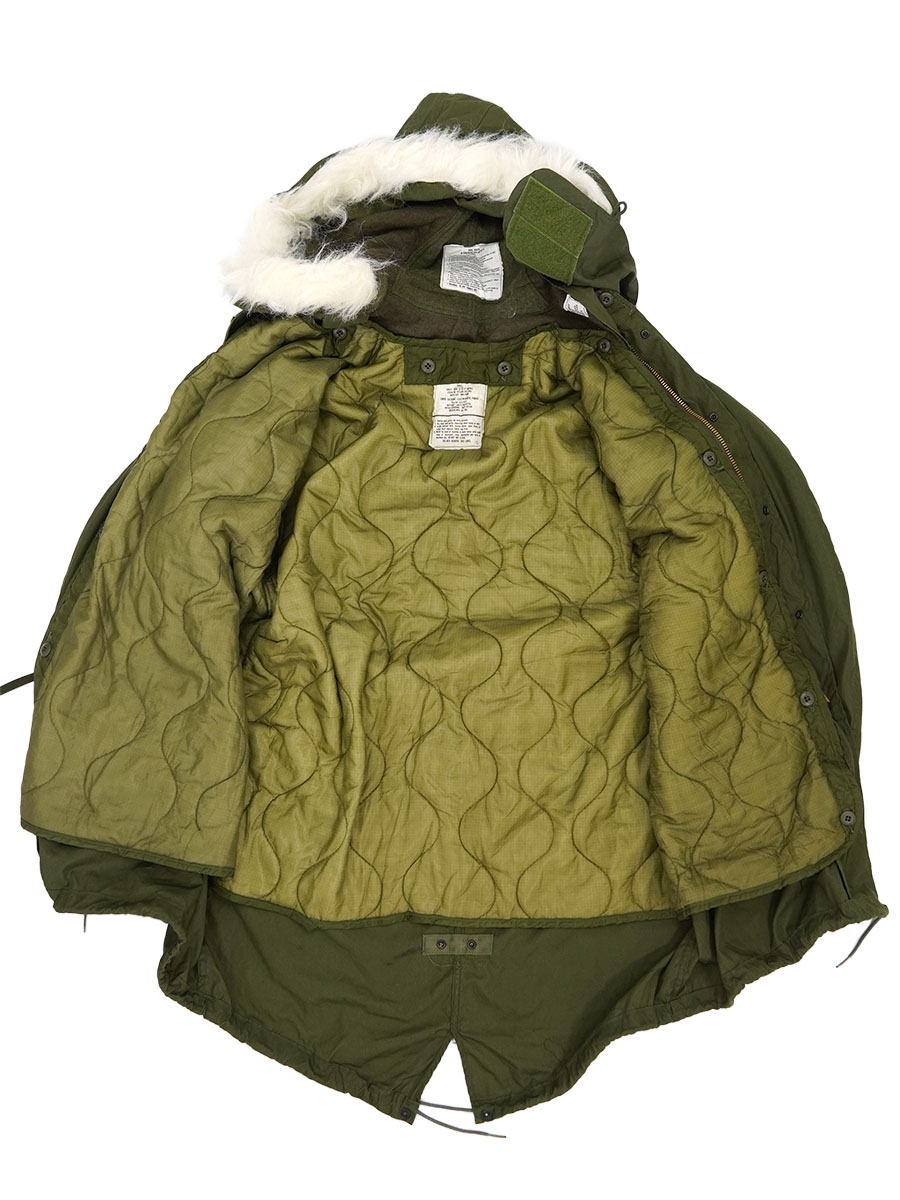 【実物 ミントコンディション】 M-65 フィッシュテール XL フード付 実物 ミントコンディション】 M-65 フィッシュテール XL フード付