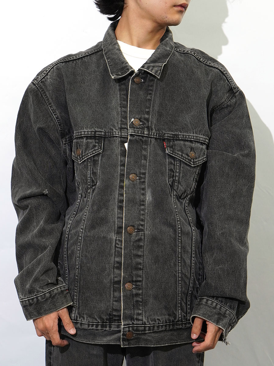 90's Levi's 70507-4159 4ポケ ブラックデニムJKT 表記(XXL) USA製