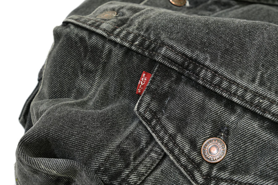 90's Levi's 70507-4159 4ポケ ブラックデニムJKT 表記(XXL) USA製
