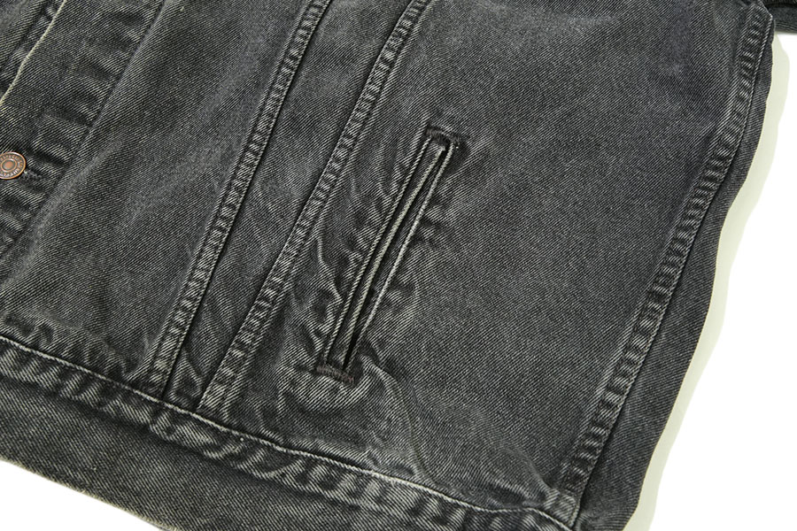 90's Levi's 70507-4159 4ポケ ブラックデニムJKT 表記(XXL) USA製