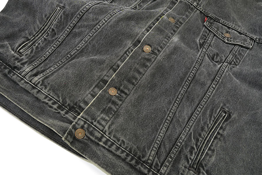 90's Levi's 70507-4159 4ポケ ブラックデニムJKT 表記(XXL) USA製