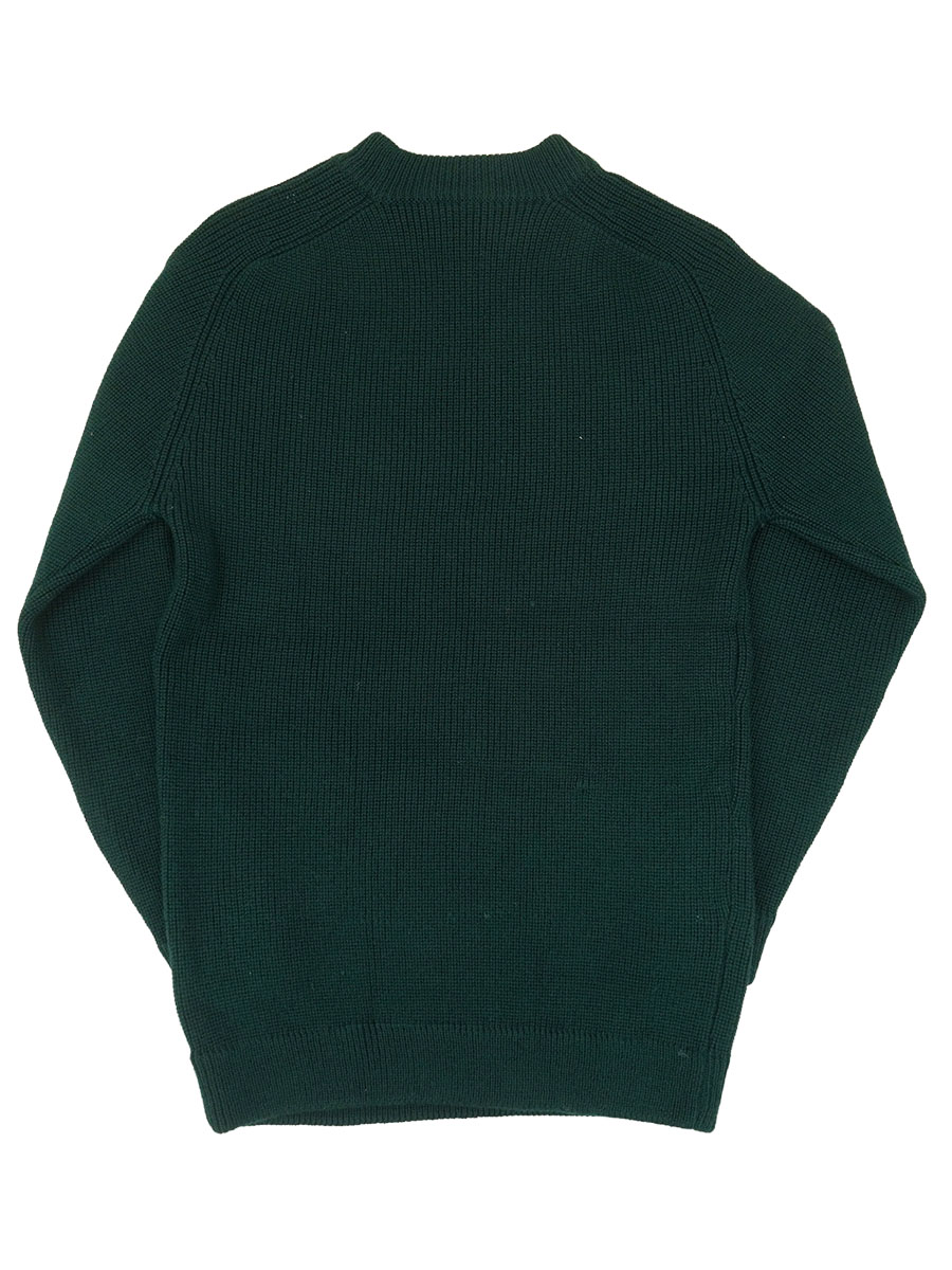 未使用 arte ダークグリーン Mサイズ ジッパーセーター 70's THE GREAT PACIFIC IRON WORKS 100% WOOL ニットセーター