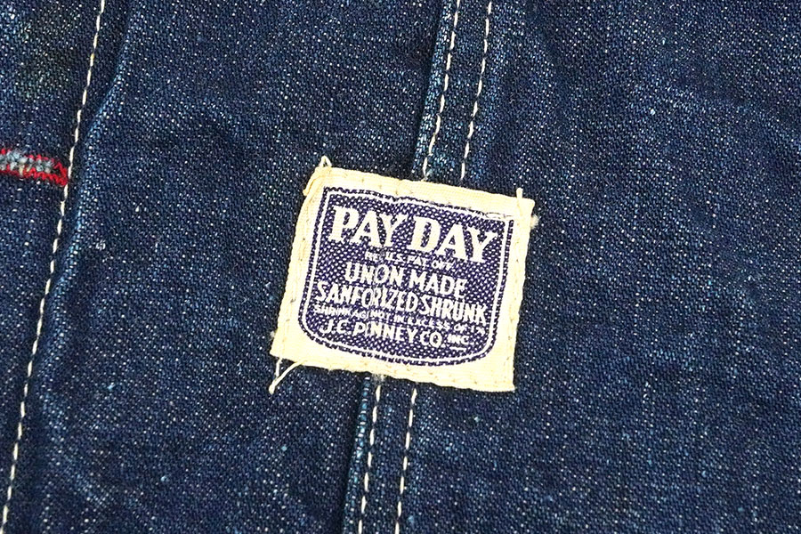 40'S PAY DAY DENIM OVERALL (APPORX.W40 L29) | NEW ITEM