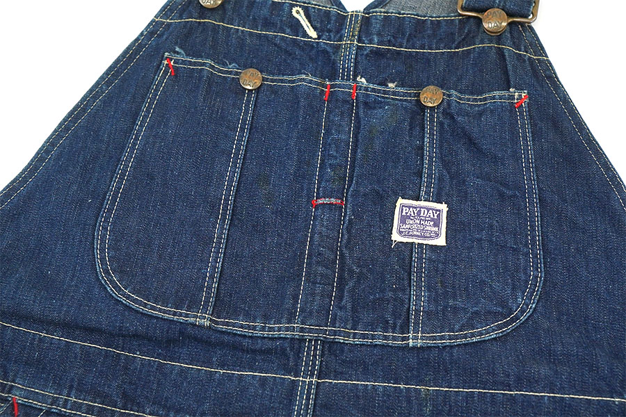 40'S PAY DAY DENIM OVERALL (APPORX.W40 L29) | NEW ITEM