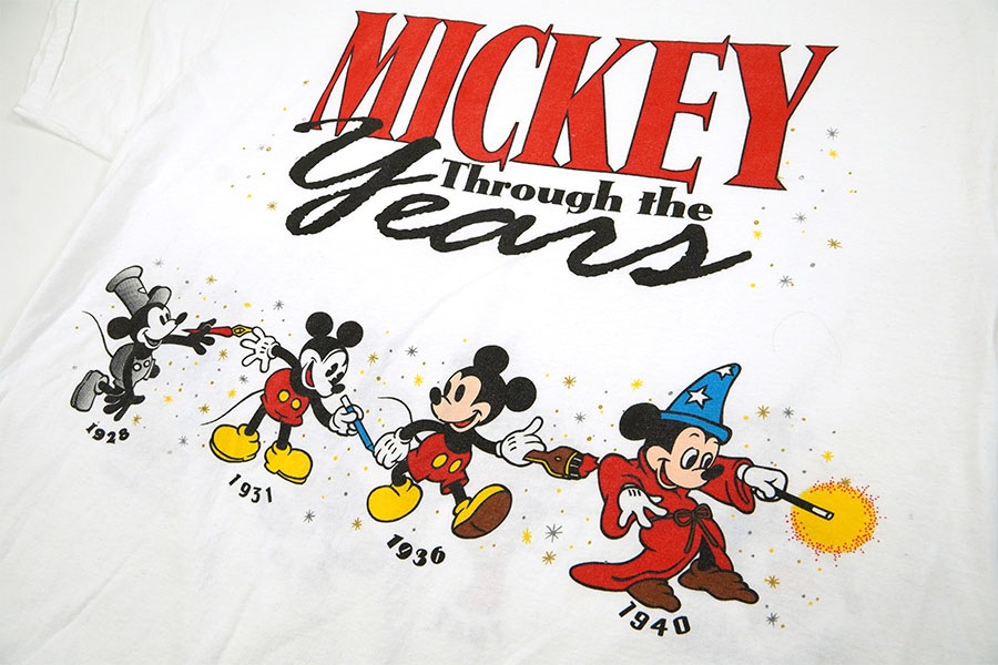 Mickey Mouse 1928 Great Big Heart 別珍 両面 Mickey Mouse 1928 Great Big Heart 別珍 両面 90's Disney DESIGNS