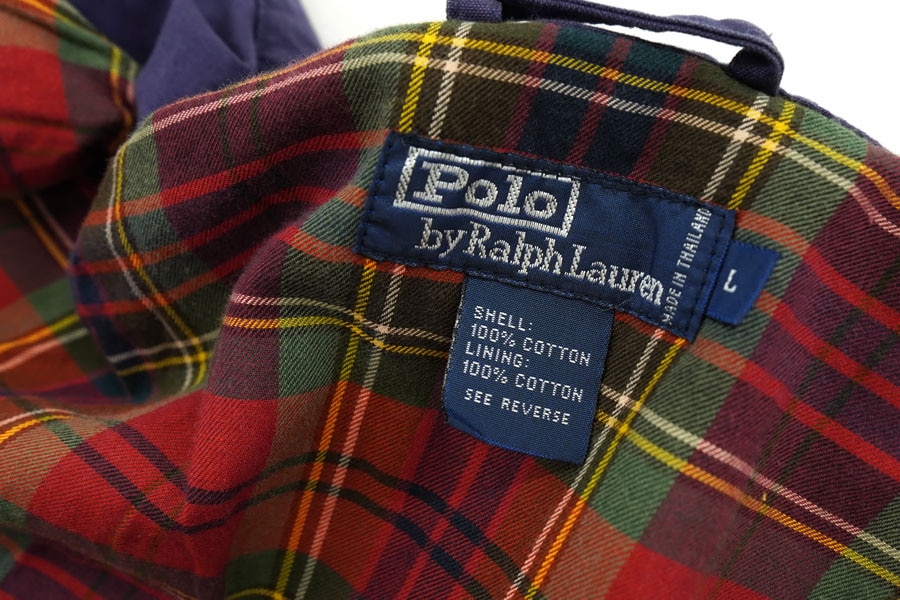 【POLO BY RALPHLAUREN】スイングトップ シャツ生地 マドラス prm-o-607b.jpg