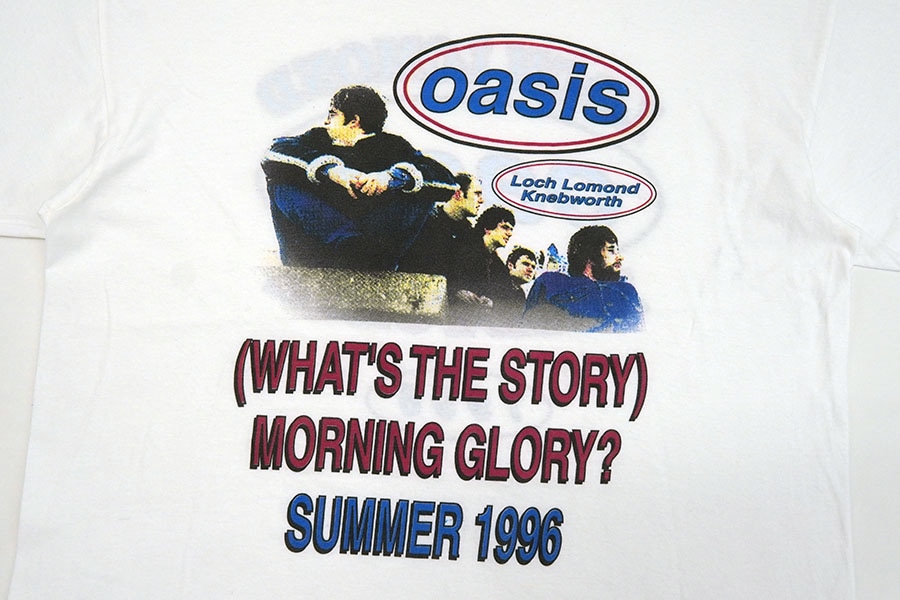 90s oasis ビンテージ Tシャツ XL morning glory oasis 1996 morning glory vintage teeの通販 by hop｜ラクマ