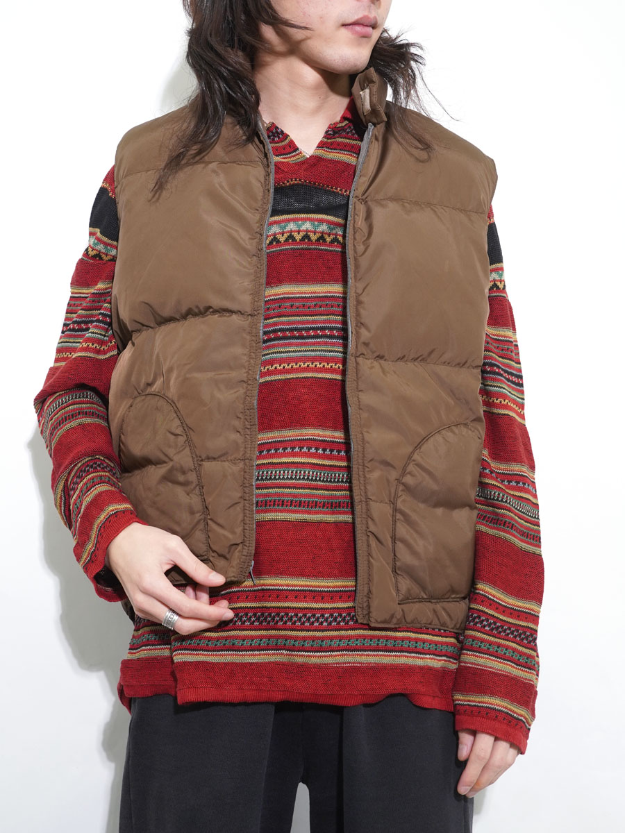 80's SIERRA DESIGNS ダウンベスト ブラウン 表記(S) | すべての商品