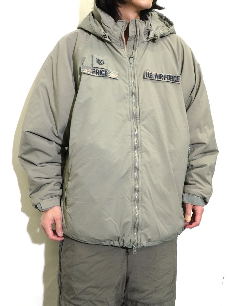 ECWCS GEN3 LEVEL7 PRIMALOFT PARKA 実寸(L-R位) AFワッペン付き