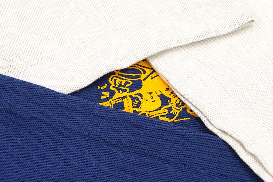 70's ARTEX ''U.S.NAVY SEABEES'' 100%コットン 両袖プリント 半袖