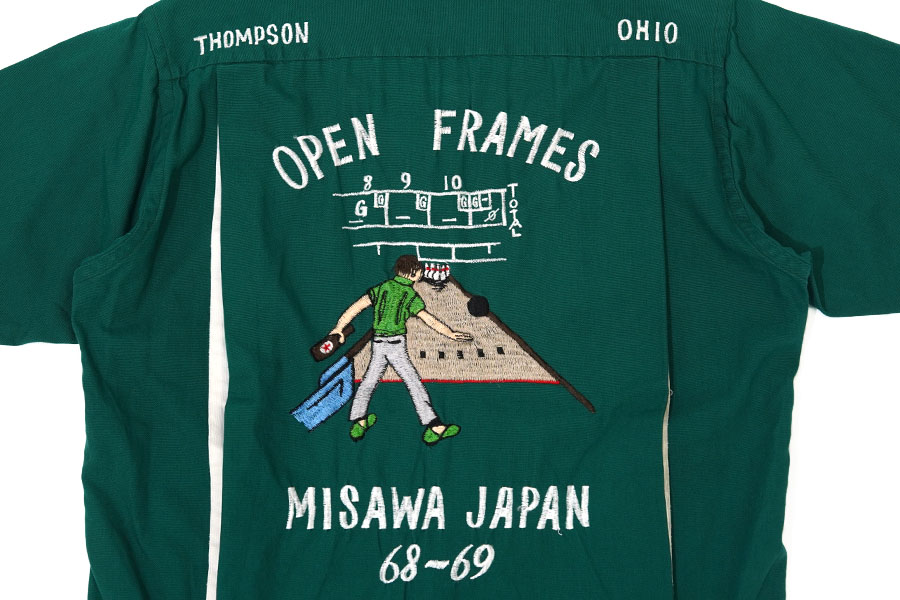 60's Ah Kong ''OPEN FRAMES MISAWA JAPAN 68-69'' バック刺繍