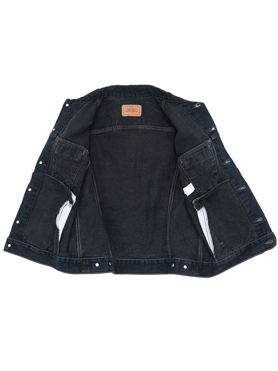 80's LEVI'S 70506-1913 ネイビーブラック！デニムジャケット 黒タブ