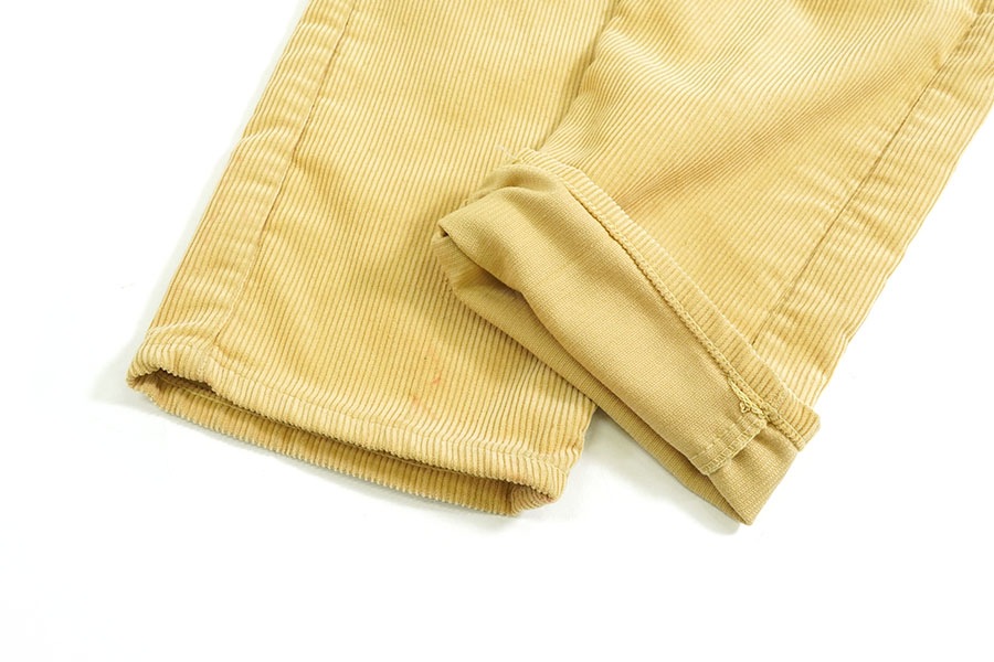 Levis646STA-PRESTベルボトムスタプレパンツW33L33イエロー 80's Levi's STA-PREST スタプレパンツ 太畝コーデュロイパンツ