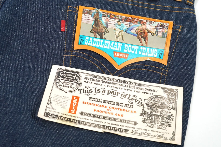 70's Levi's 517 ブーツカット デニムパンツ 表記(38x34