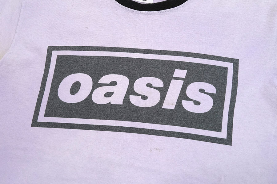 00'S～ FRUIT OF THE LOOM ''OASIS'' RINGER T SHIRT (SIZE.LARGE)
