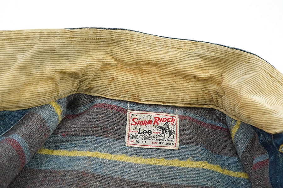 60's Lee 101-LJ ストームライダー 渋雰囲気 ハチノス 表記(42 LONG