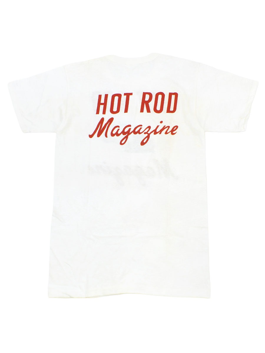 50's SPORT STYLE ''HOT ROD Magazine'' T-shirt Size(M) DEAD STOCK