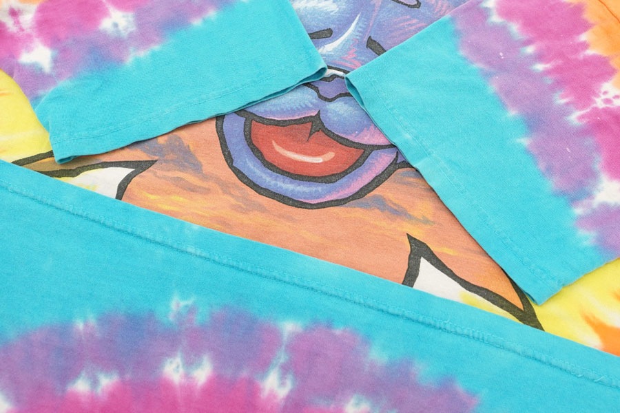 00'S FRUIT OF THE LOOM ''GRATEFUL DEAD'' TIE DYE T SHIRT (SIZE.LARGE)