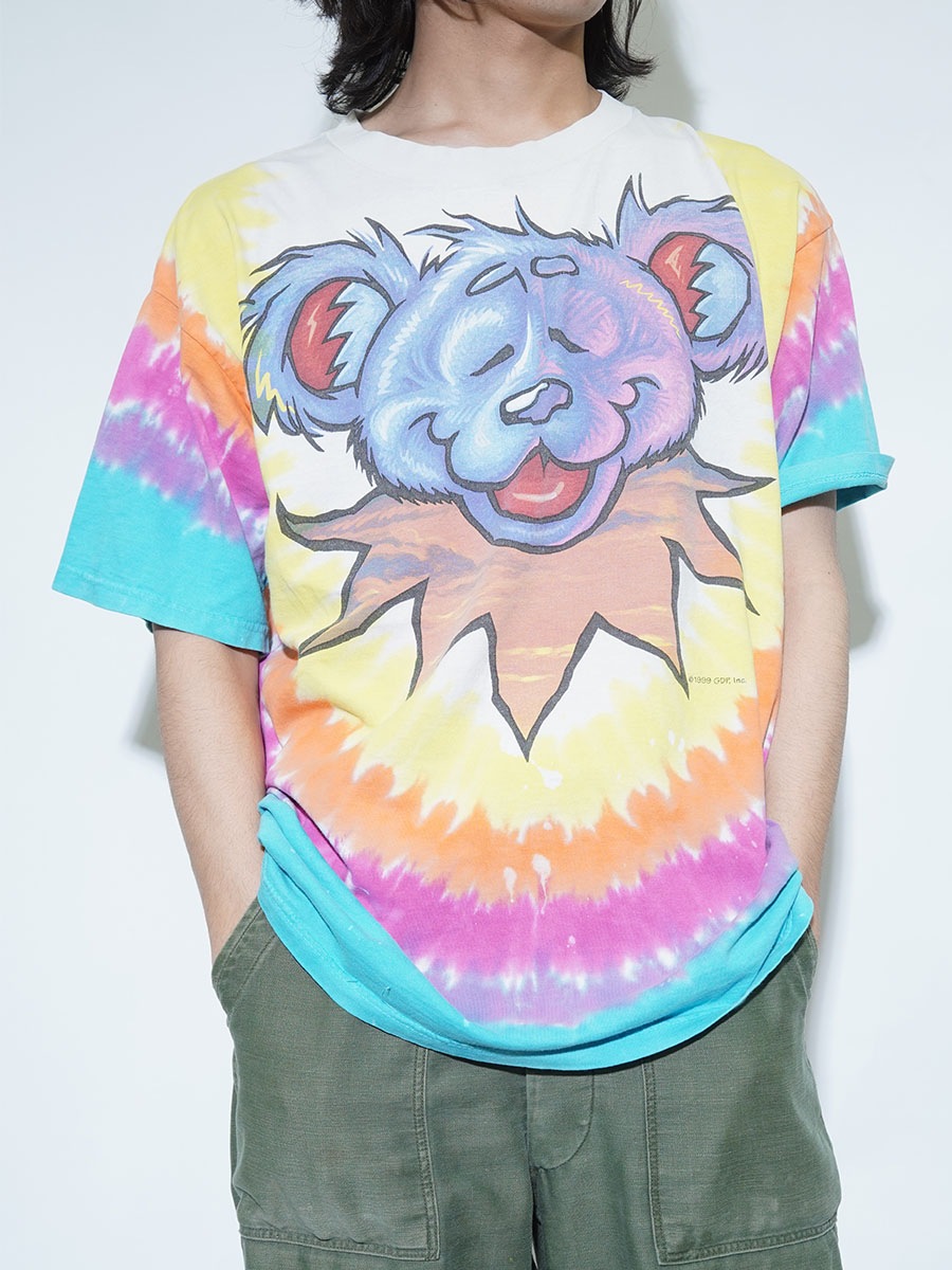00'S FRUIT OF THE LOOM ''GRATEFUL DEAD'' TIE DYE T SHIRT (SIZE.LARGE)