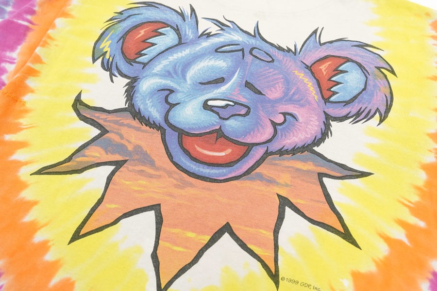 00'S FRUIT OF THE LOOM ''GRATEFUL DEAD'' TIE DYE T SHIRT (SIZE.LARGE)