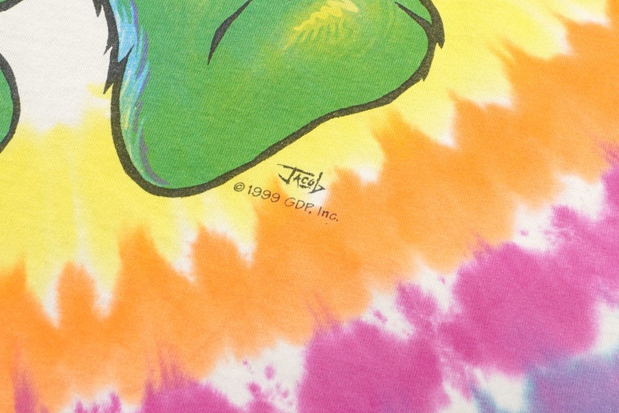 00'S FRUIT OF THE LOOM ''GRATEFUL DEAD'' TIE DYE T SHIRT (SIZE.LARGE)