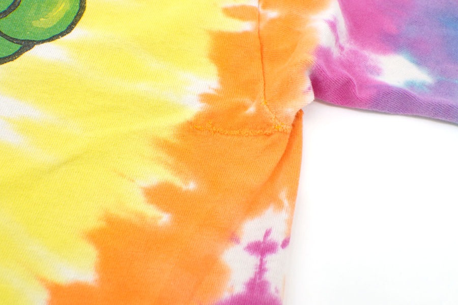 00'S FRUIT OF THE LOOM ''GRATEFUL DEAD'' TIE DYE T SHIRT (SIZE.LARGE)