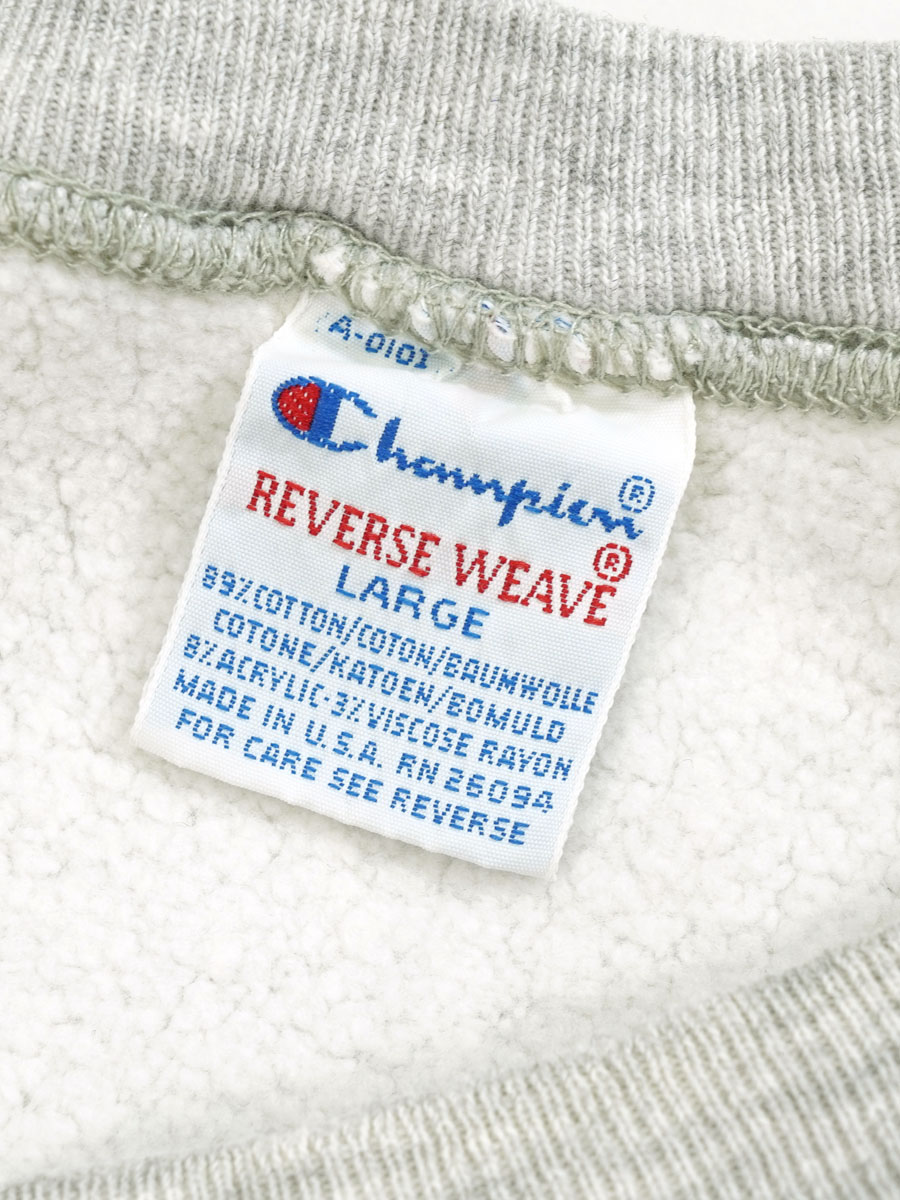 90's 刺繍タグ チャンピオンRW ''COLORADO ATH.DEPT.'' 3段プリント 表記(L) USA製